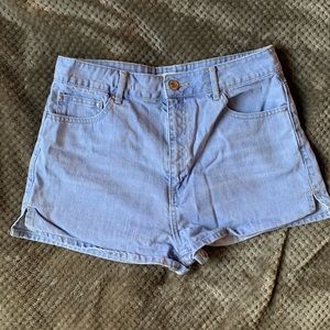 High Waisted Denim Shorts